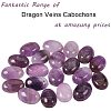 Natural Amethyst Flat Back Cabochons PH-G-G741-13x18mm-3