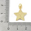 Brass Enamel Pendants KK-B114-11G-3