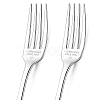 Globleland 1 Set 2Pcs 304 Stainless Steel Fork AJEW-GL0001-19-066-1