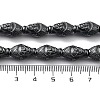 Synthetic Non-Magnetic Hematite Beads Strands G-H303-B05-4