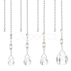 Electorplated Glass Ceiling Fan Pull Chain Extenders FIND-AB00025-1