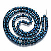 Electroplate Non-magnetic Synthetic Hematite Beads Strands G-T114-61-3
