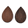 Natural Wenge Wood Pendants WOOD-T023-68-2