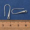 Brass Earring Hooks KK-H502-15S-3