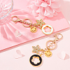 WADORN 2Pcs 2 Colors LOVE FOREVER Valentine's Day Gift Keychain KEYC-WR0001-21-5