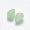 Imitation Jade Glass Charms GLAA-R211-03-F03-2