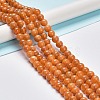 Glass Round Beads Strands X-GLAA-M044-01E-2