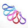 Bulb Shaped Plastic Lobster Keychain Clasp Findings KEYC-A022-M-1