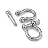 304 Stainless Steel D-Ring Anchor Shackle Clasps STAS-H142-06P-2