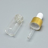Synthetic Quartz Openable Perfume Bottle Pendants G-E556-08C-4