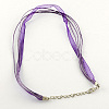 Multi-strand Necklace Cord for Jewelry Making X-NJEW-R217-11-2