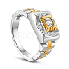SHEGRACE 925 Sterling Silver Finger Ring JR535A-01-1