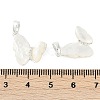 Natural White Shell Butterfly Pendants KK-U043-25S-3