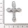 Cross Alloy Rhinestone Pendants FIND-U006-15AS-05-3