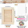 Olycraft DIY Chips Shell Mosaic Photo Frame Making Kit DIY-OC0004-47-2