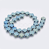 Electroplated Non-magnetic Synthetic Hematite Bead Strand G-E495-10B-04-2