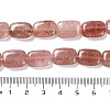 Natural Strawberry Quartz Beads Strands G-K357-D12-01-5