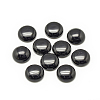 Synthetic Black Stone Cabochons G-R416-10mm-46-1-1