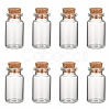 Glass Jar Glass Bottles AJEW-H004-7-1