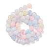 Macaron Color Natural Selenite Beads Strands G-Q162-A01-02B-02-3