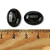 Natural Black Agate Cabochons G-L601-03B-02-3