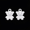 Spray Painted Alloy Charms PALLOY-Q433-034J-RS-1