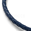 Leather Braided Cord Bracelets BJEW-G675-06G-17-2