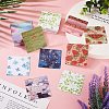  100 Sheets 10 Styles Paper Earring Display Cards CDIS-TA0001-18-6