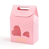 Rectangle Paper Bags with Handle and Clear Heart Shape Display Window CON-D006-01D-04-1