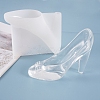 3D High-heeled Shoes Silicone Molds DIY-K017-02-1