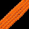 Transparent Glass Beads Strands EGLA-A044-T4mm-MD25-2