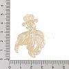 Long-Lasting Plated Brass Filigree Pendants KK-K336-40KCG-3