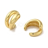 Rack Plating Brass Clip-on Earrings EJEW-R162-24G-2