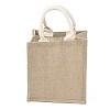 Jute Tote Bags Soft Cotton Handles Laminated Interior ABAG-F003-03-4