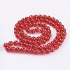 Crackle Glass Beads Strands X-CCG-Q001-10mm-13-2