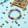 100Pcs 4 Colors Gear Tibetan Silver Alloy Spacer Beads TIBEB-YW0001-66-5