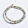Natural Aqua Terra Jasper Beads Strands G-E444-16-4mm-2