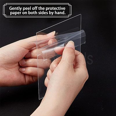 Transparent Acrylic for Picture Frame DIY-WH0204-82B-1