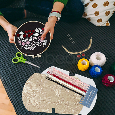 DIY Ethnic Style Embroidery Crossbody Bags Kits DIY-WH0292-86A-1