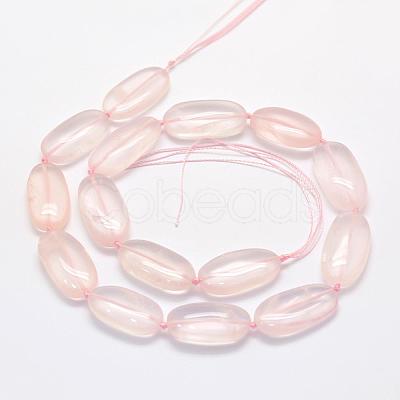 Natural Rose Quartz Beads Strands G-G695-05-1