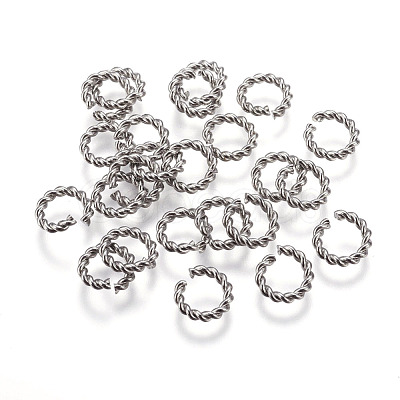 Tarnish Resistant 304 Stainless Steel Jump Rings STAS-I102-08-1