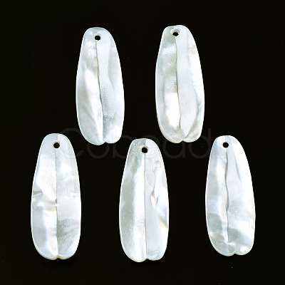 Natural White Shell Pendants SHEL-N026-160A-1