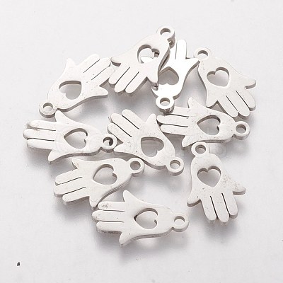 Non-Tarnish 304 Stainless Steel Charms STAS-Q201-T114-1