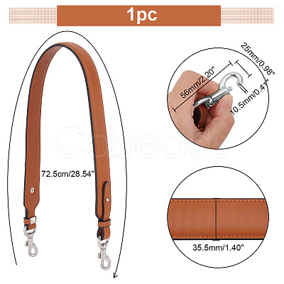 PU Leather Bag Straps PURS-WH0001-60B-P-1