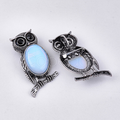 Opalite Brooches/Pendants G-S353-05G-1