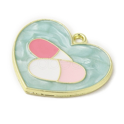 Medical Theme Alloy Enamel Pendants ENAM-U000-02B-01-1