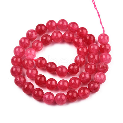 Natural Quartz Beads Strands G-R479-8mm-10-1