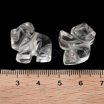 Natural Quartz Crystal Carved Beads G-K367-01-1