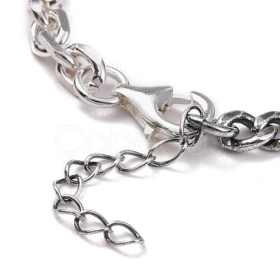 SHEGRACE Rhodium Plated 925 Sterling Silver Charm Bracelets JB502A-1