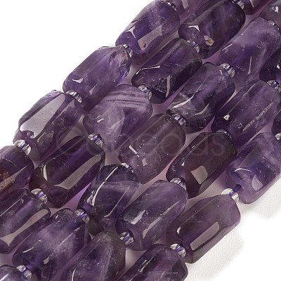 Natural Amethyst Beads Strands G-M403-B23-1